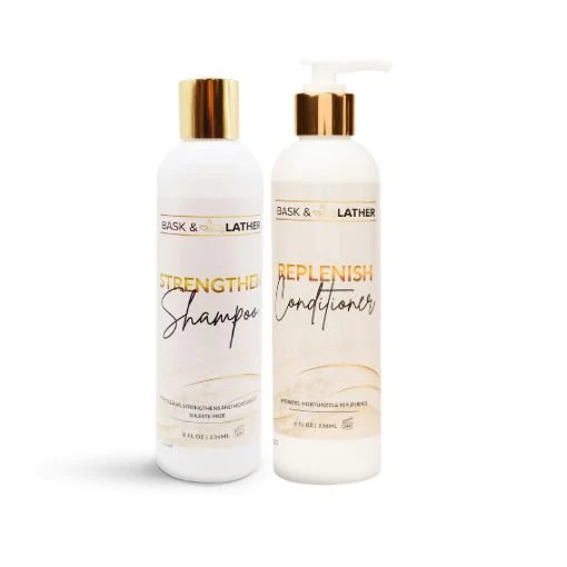 Strengthen & Replenish Shampoo and Conditioner Set - Anti-Breakage